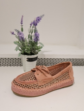 Mokasyny damskie na płaskim (36-41) 2857 PINK