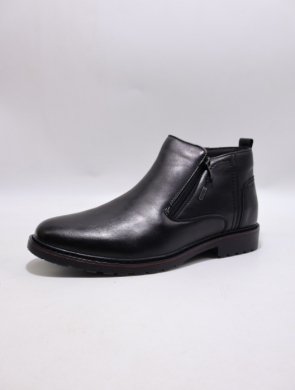 Botki męskie ocieplane (40-45) 63537-21 BLACK
