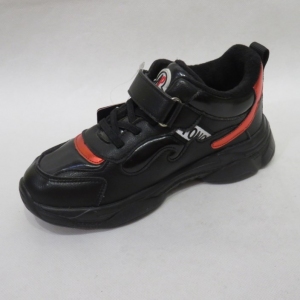 Buty sportowe chłopięce ocieplane (31-36) C82 BLACK