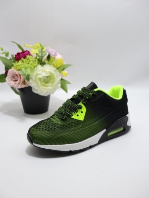 Buty sportowe damskie na płaskim (36-41) D802 GREEN