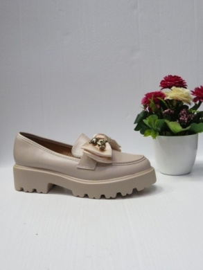 Mokasyny damskie na płaskim (36-41) F27 BEIGE