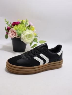 Buty sportowe damskie na płaskim (36-41) B88-5 BLACK