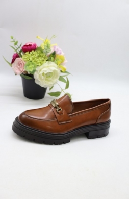 Mokasyny damskie na płaskim (36-41) 577 CAMEL