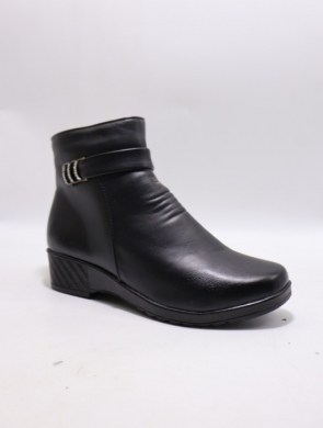 Botki damskie ocieplane na płaskim (36-42) FX23-21 BLACK