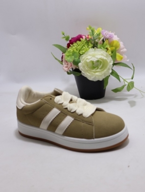 Buty sportowe damskie na płaskim (36-41) D26-12 KHAKI