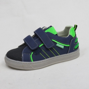 Buty sportowe chłopięce (26-31) P554 BLUE/GREEN
