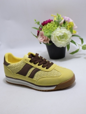 Buty sportowe damskie na płaskim (36-41) EV510 YELLOW