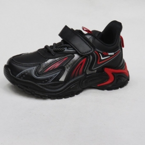 Buty sportowe chłopięce (26-31) ZC226 BLACK/RED