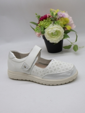 Półbuty damskie na płaskim (37-42) XQ81-07 SILVER