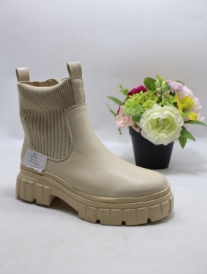 Botki damskie na płaskim (36-41) 788-5 BEIGE