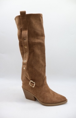 Kozaki damskie na obcasie (36-41) CLS-626 MOCHA