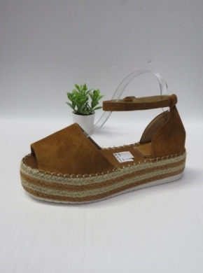 Sandały damskie na koturnie (36-41) BL290 CAMEL