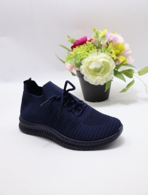 Buty sportowe damskie na płaskim (36-41) W065 NAVY