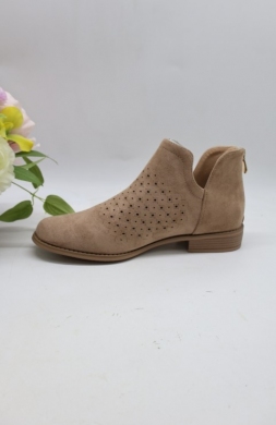 Botki damskie na płaskim (36-41) H2528-2 KHAKI