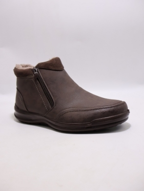 Botki męskie ocieplane (40-46) 1377-2 BROWN