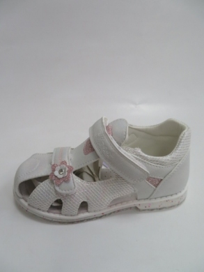 Sandały dziewczęce (26-31) AB246 WHITE