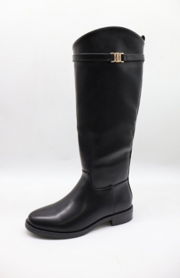 Kozaki damskie na płaskim (36-41) 69002 BLACK