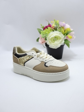 Buty sportowe damskie na płaskim (36-41) C3020 KHAKI
