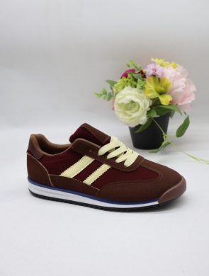 Buty sportowe damskie na płaskim (36-41) A-130 BROWN