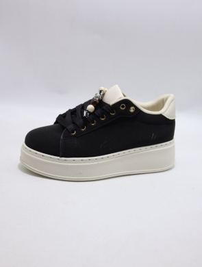 Buty sportowe damskie na płaskim (36-41) GA8835-1 BLACK