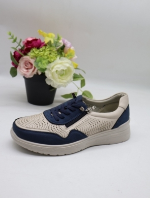Buty sportowe damskie na płaskim (39-43) DBK01-2 BLUE