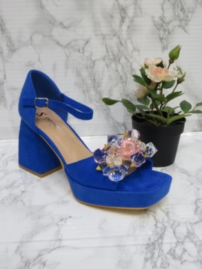 Sandały damskie na obcasie (36-41) SY82 BLUE