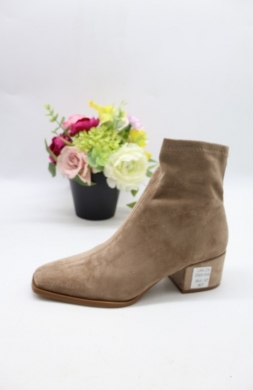 Botki damskie na obcasie (36-41) 2592A KHAKI