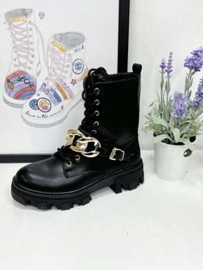Trapery damskie ocieplane (36-41) 9008 BLACK