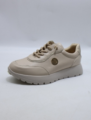 Buty sportowe damskie na płaskim (36-41) L219-7 BEIGE