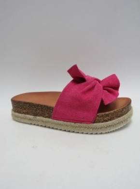 Klapki damskie na koturnie (36-41) DF852 FUCHSIA