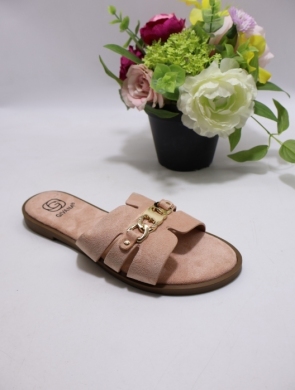 Klapki damskie na płaskim (36-41) M39 PINK