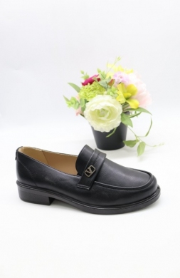 Mokasyny damskie na płaskim (36-41) C607 BLACK