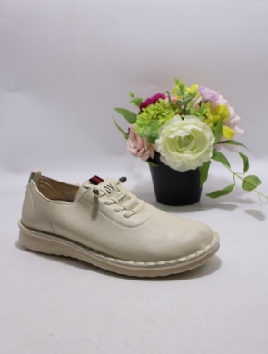 Półbuty damskie na płaskim (39-42) B2378-5 BEIGE