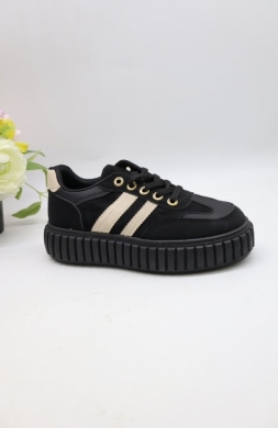 Buty sportowe damskie na płaskim (36-41) BO-925 BLACK