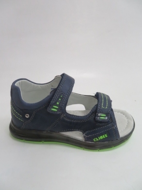 Sandały chłopięce (27-32) AB-7 DBLUE/GREEN