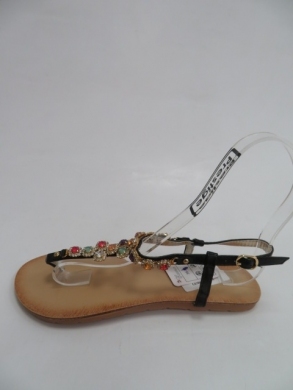 Sandały Damskie na płaskim (36-41) H8-70 BLACK