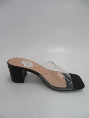 Klapki damskie na obcasie (36-41) 888-290 BLACK