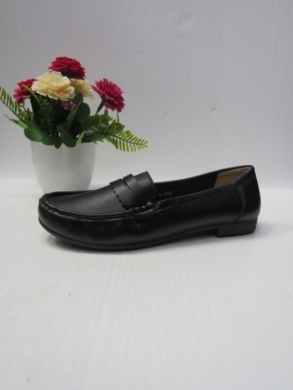 Mokasyny damskie na płaskim (36-41) B-3217 BLACK
