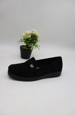 Mokasyny damskie na płaskim (36-41) 3780 BLACK