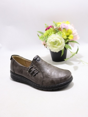 Półbuty damskie na płaskim (36-42) 26122-2 GREY