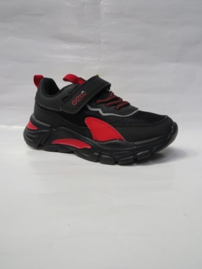 Buty sportowe chłopięce (25-30) F809 BLACK/RED