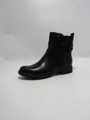 Botki damskie ocieplane na płaskim (36-41) K122003A BLACK