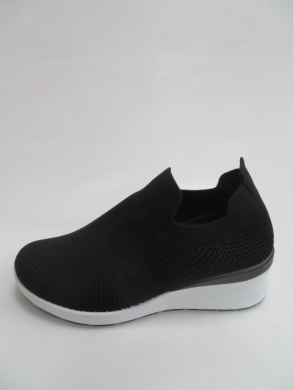 Buty sportowe damskie na koturnie (36-41) 706 BLACK