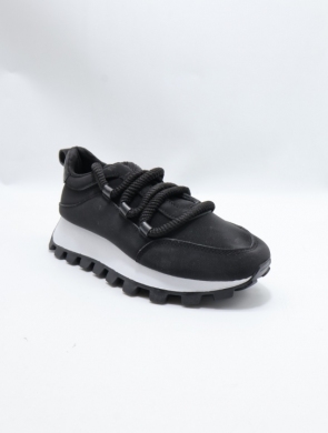 Buty sportowe damskie na płaskim (36-41) 24898 BLACK