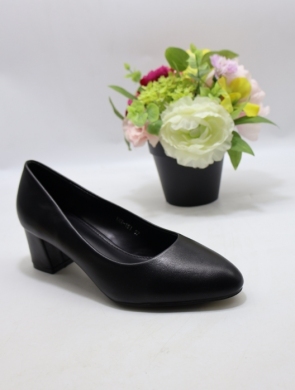 Czółenki damskie na obcasie (36-41) AXHX-151 BLACK
