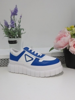 Buty sportowe damskie na płaskim (36-41) 23011 BLUE