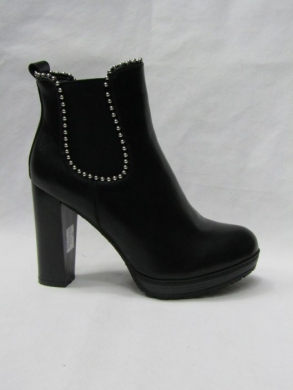 Botki damskie na obcasie (36-41) 88135 BLACK