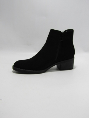 Botki damskie ocieplane na obcasie (36-41) N22-811 BLACK