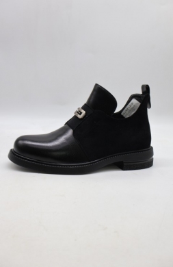Botki damskie ocieplane na płaskim (36-41) YCC-190 BLACK