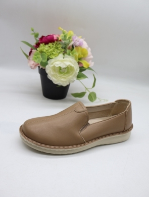 Półbuty damskie na płaskim (36-41) L735 KHAKI